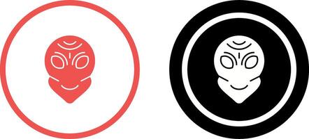 Alien Icon Design vector