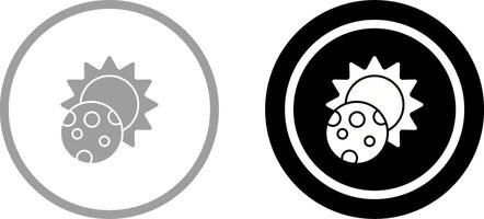 Eclipse Icon Design vector