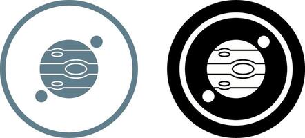 Jupiter Icon Design vector