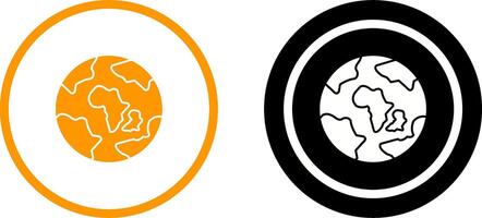 Earth Icon Design vector