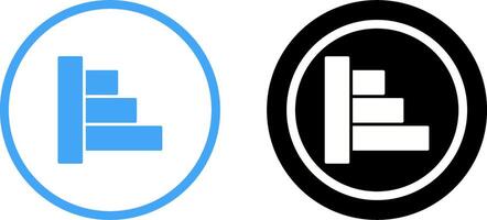 Object Alignment Icon Design vector