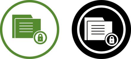Data Security Icon Design vector