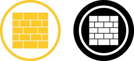 Wall Icon Design vector