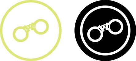 Handcuffs Icon Design vector