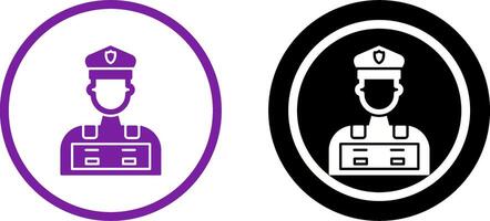 Police Man Icon Design vector
