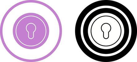 Key Hole Icon Design vector