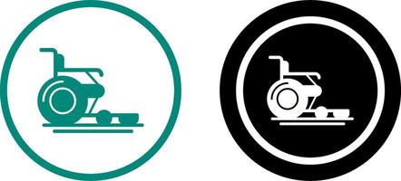 Wheel Chair Icon Design vector