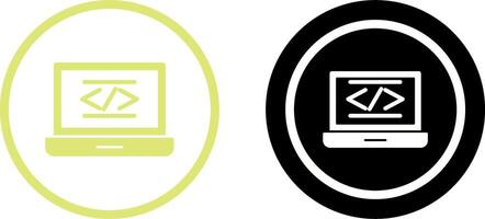 Coding Icon Design vector