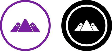 Mountain Icon Design vector