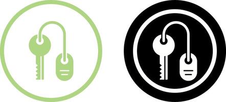 Room key Icon Design vector