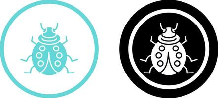 Ladybug Icon Design vector