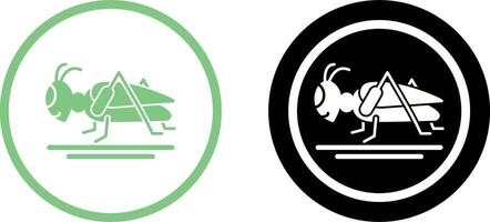 Grasshopper Icon Design vector