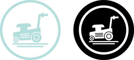 Lawn Mower Icon Design vector