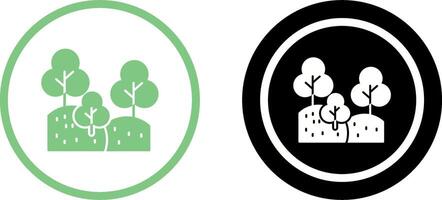 Forest Icon Design vector