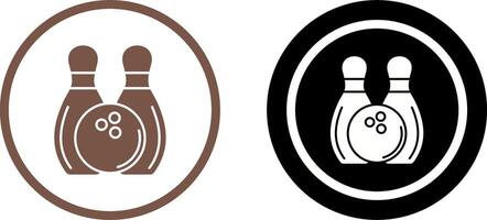 Bowling Icon Design vector