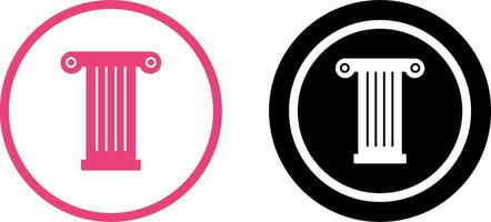Pillar Icon Design vector