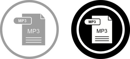 MP3 Icon Design vector