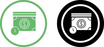 Time is Money Icon Design vector