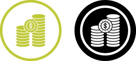 Coins Icon Design vector
