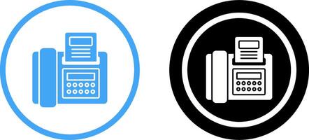 Fax Icon Design vector