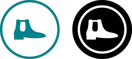 Men's Boots Icon Design vector