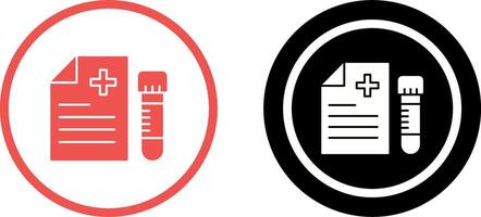 Blood Test Icon Design vector