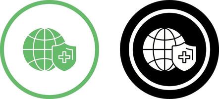 Global Protection Icon Design vector