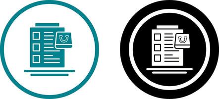 Wish List Icon Design vector