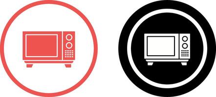 Microwave Icon Design vector