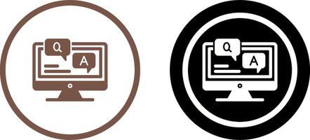 Faq Icon Design vector