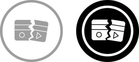 Broken Icon Design vector