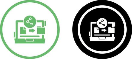 File Share Icon Design vector