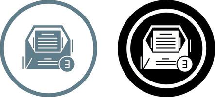 Emails Icon Design vector