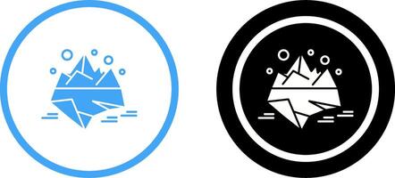 Iceberg Icon Design vector