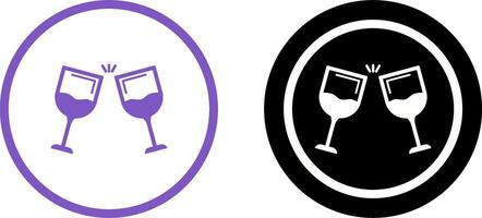 vino icono diseño vector