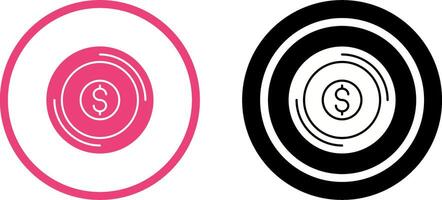 Coin Icon Design vector