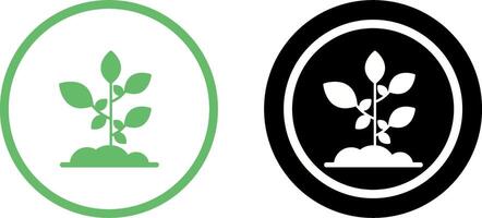Sprout Icon Design vector