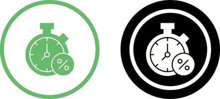 Timer Icon Design vector