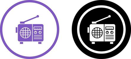 Radio Icon Design vector