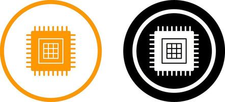 Processor Icon Design vector