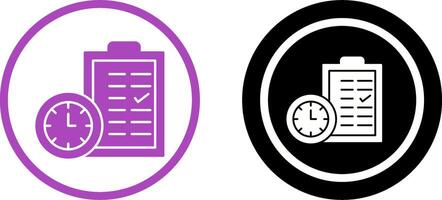 Time Planing Icon Design vector