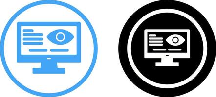 Vision Icon Design vector