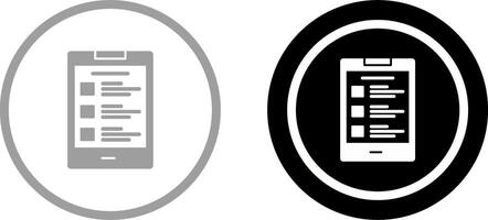 List Icon Design vector