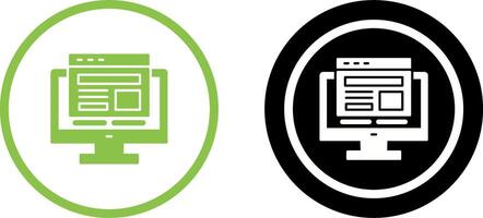 Adaptive Layout Icon Design vector