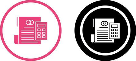 Wedding Cost Icon Design vector