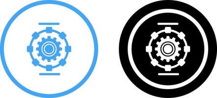 Automated Process Icon Design vector