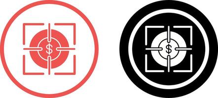 Target Icon Design vector