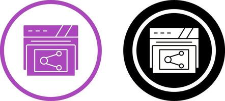 Share Icon Design vector