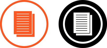 Document Icon Design vector