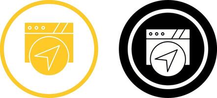 Navigation Icon Design vector